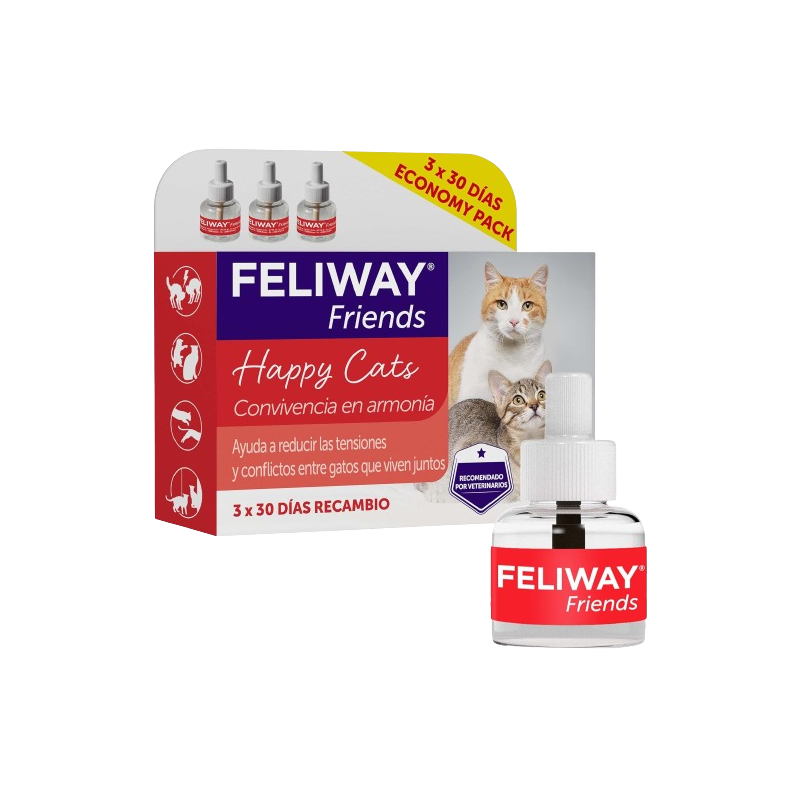 Feliway Friends Recambio PACK 3 x 48 ml