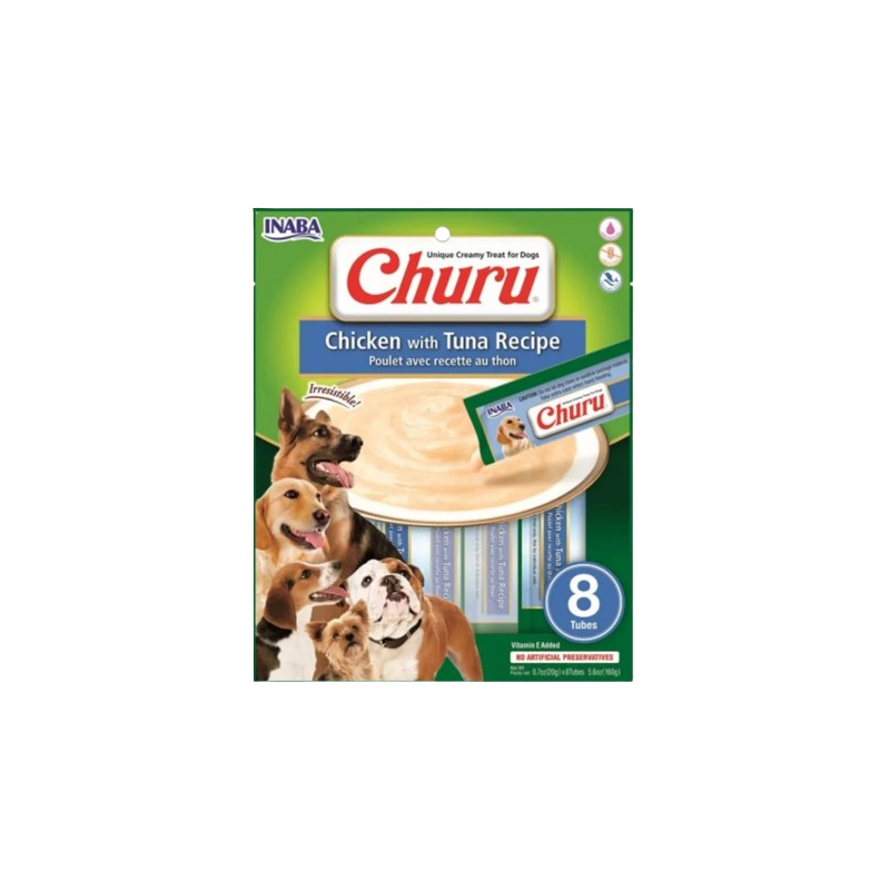 Churu Dog receita de frango com atum