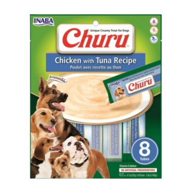 Churu Dog receita de frango com atum