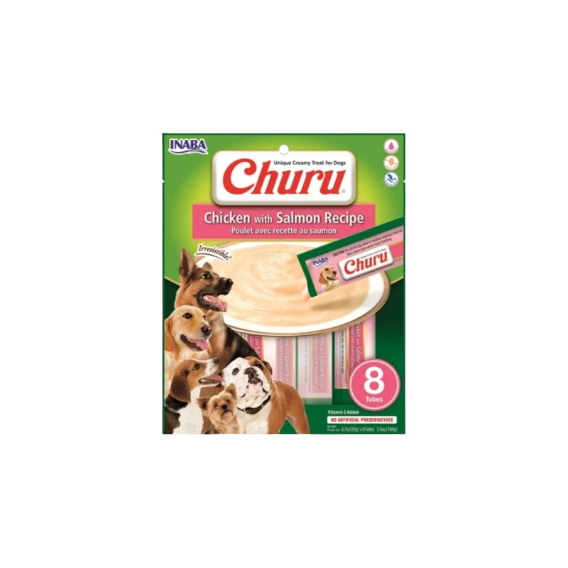 Churu Dog Receita de frango com salmão