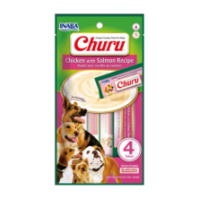 Churu Dog Receta de Pollo con Salmón 4 x 14 gr