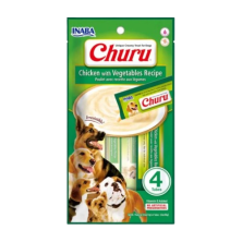 Churu Dog Receta de Pollo con Vegetales 4 x 14 gr