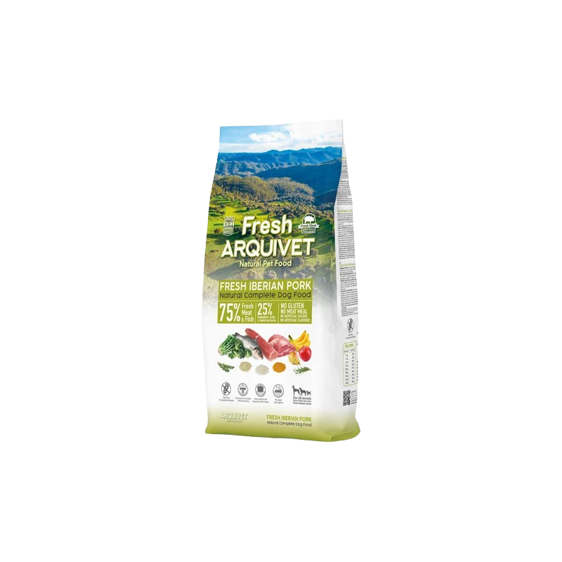 Arquivet Porco ibérico fresco. Alimento semi-húmido para cães