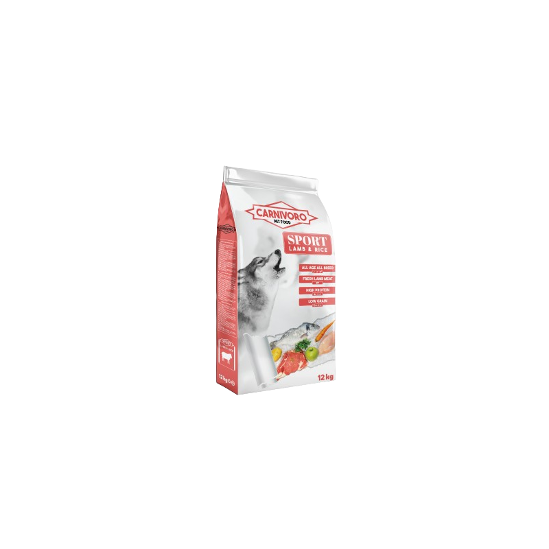 Carnívoro Sport Cordero y Arroz 12 KG