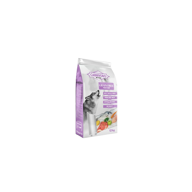 Carnívoro Grain Free Fresh Ternera y Lentejas 12 Kg