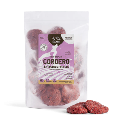 Wild Balance DIETA BARF menu completo de CORDEIRO