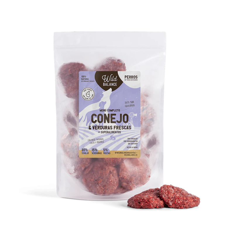Wild Balance DIETA BARF menú completo de CONEJO