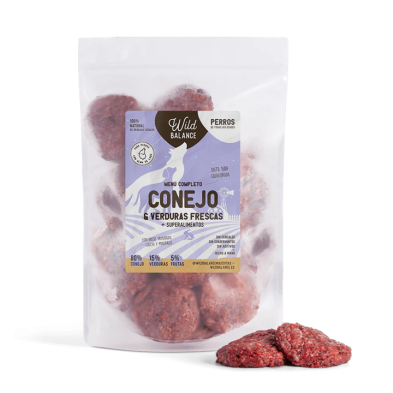 Wild Balance DIETA BARF menú completo de CONEJO