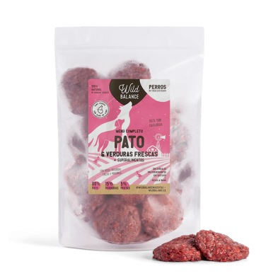 Wild Balance DIETA BARF menú completo de PATO