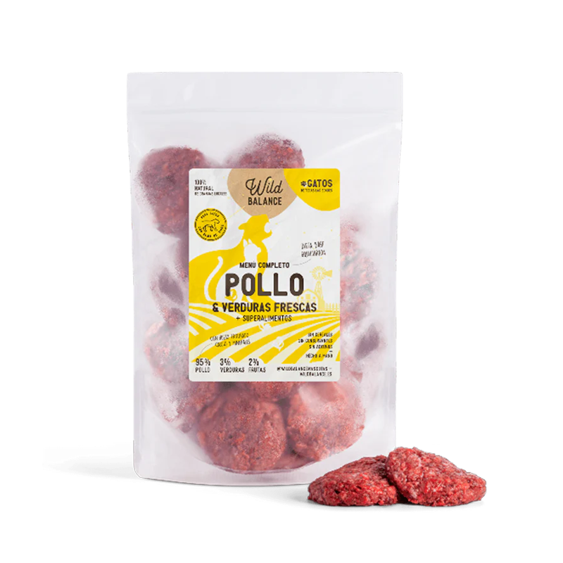 Wild Balance DIETA BARF para GATOS menu completo de FRANGO