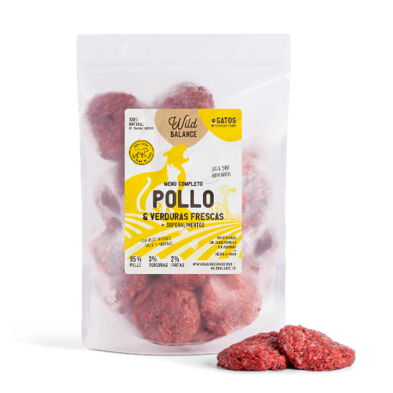 Wild Balance DIETA BARF para GATOS menu completo de FRANGO