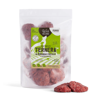 Wild Balance DIETA BARF para gatos menu completo de vitela