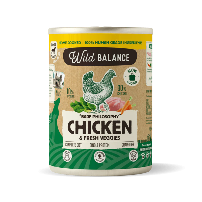 Wild Balance Lata BARF  POLLO con Verduras Frescas