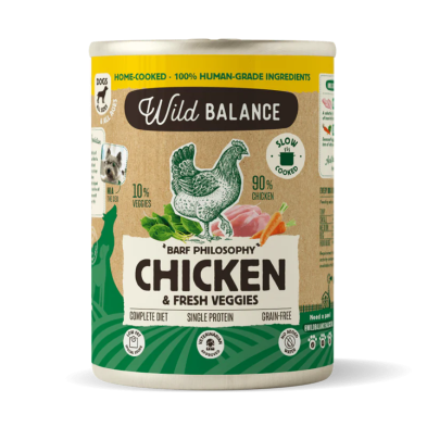 Wild Balance Lata BARF  POLLO con Verduras Frescas