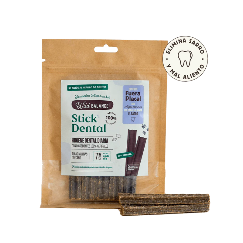 Wild Balance STICK DENTAL FUERA PLACA Snack para perros
