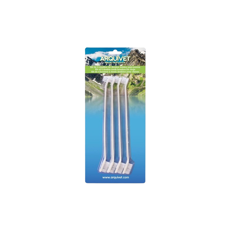 Arquivet Set 4 cepillos dientes dobles