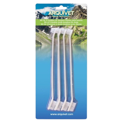 Arquivet Set 4 cepillos dientes dobles