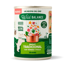 Lata para cães Wild Balance Receitas do Chef de Vitela e Frango - Superpet