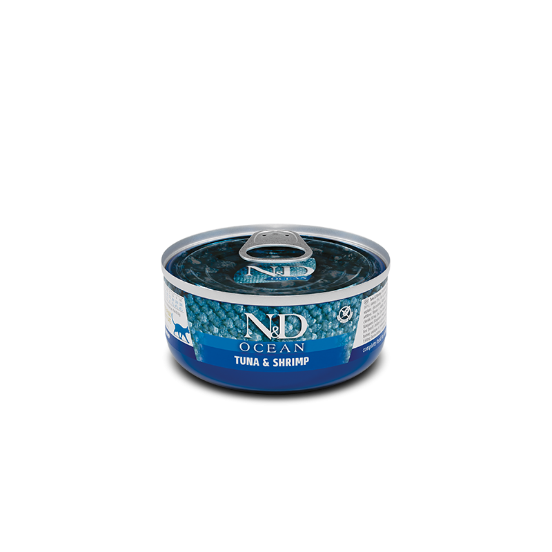 Farmina N&D Ocean Cat Adult Lata Atún y Gamba 70gr