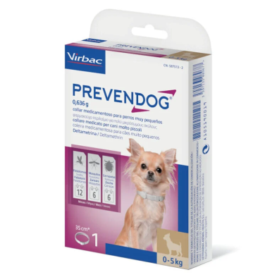 Prevendog Antiparasitário para cães até 5 kg de peso