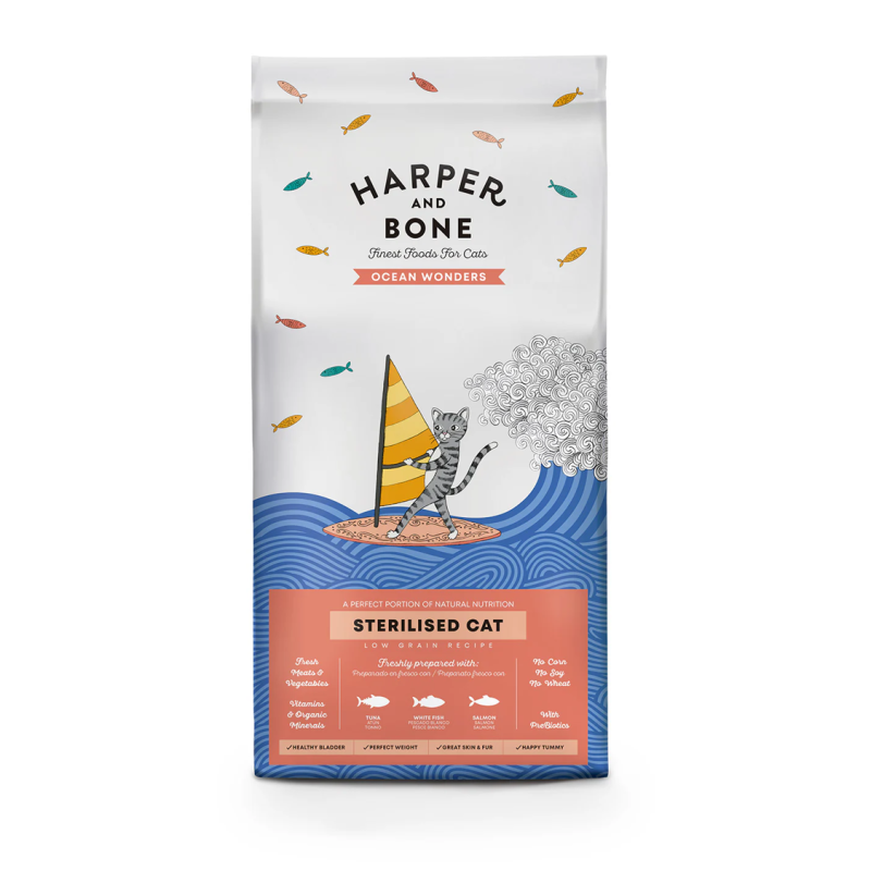 Harper and Bone Cat Sterilised Ocean Wonders