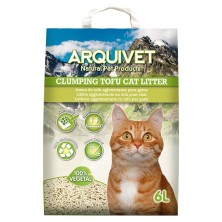 Areia para gatos Arquivet Tofu e Aglomerante