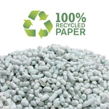 Areia de papel reciclado para gatos da Arquivet 6 L