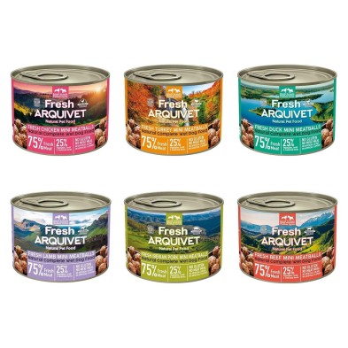 Arquivet Fresh MINI Meatballs Variety Pack 6x200gr - Superpet