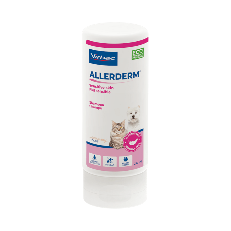 Virbac Allerderm Champô Pele Sensível para Cães e Gatos 250 ml