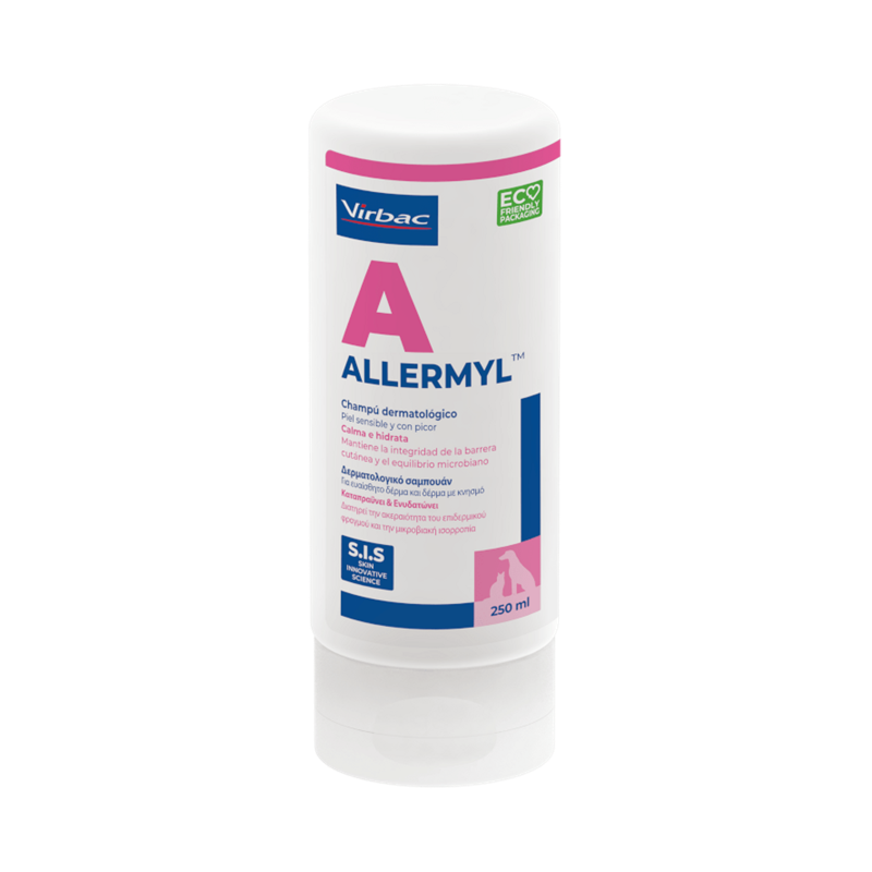 Virbac Champô para Cães e Gatos Champô Dermatológico Allermyl 250 ml