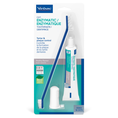 Virbac CET Kit Escova de dentes + Dentífrico 70 gr