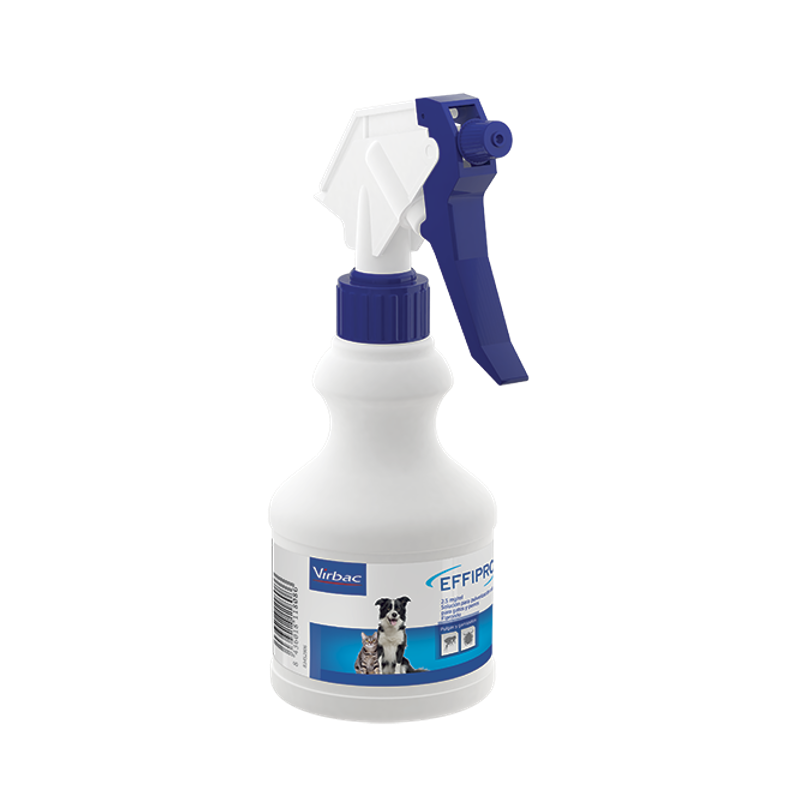 Virbac Effipro Spray antipulgas y garrapatas para perros y gatos