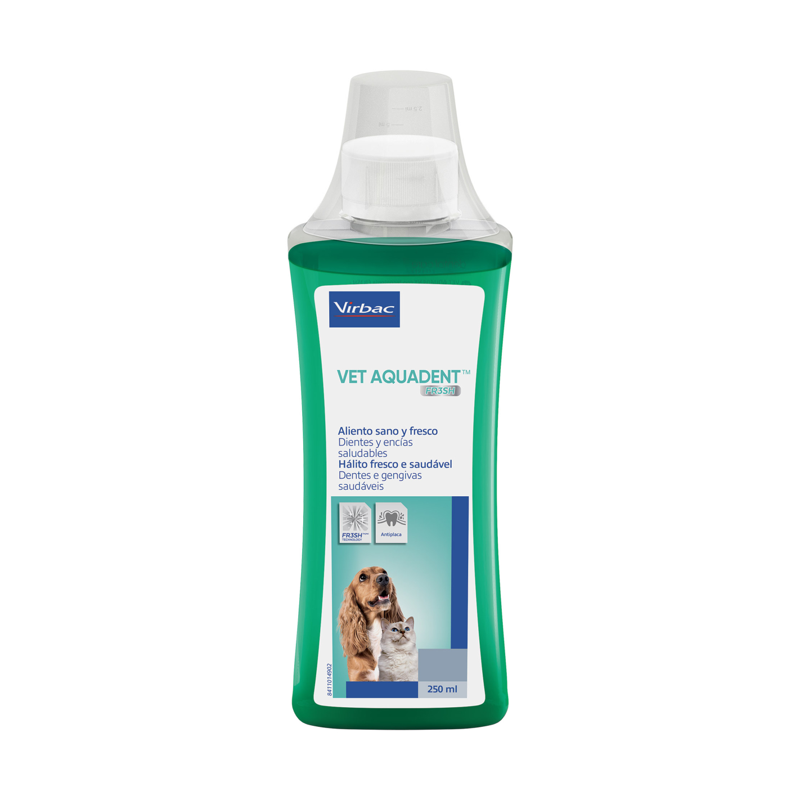 Virbac Vet Aquadent Fresh Higiene Bucodental para cães e gatos