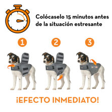 Colete relaxante para cães ThunderShirt - Alivia a ansiedade e o stress