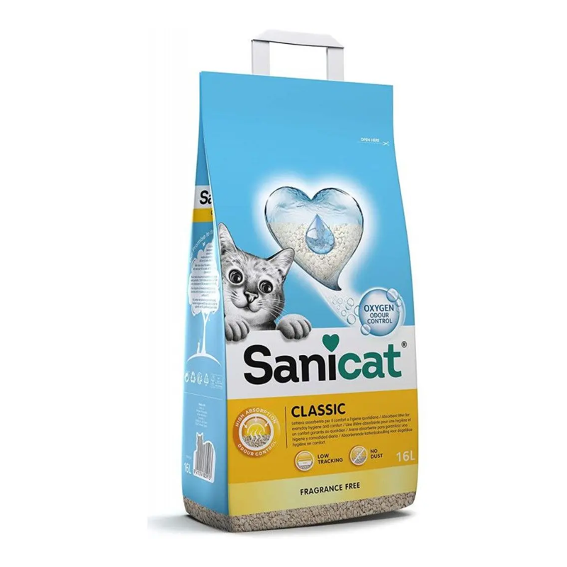 Sanicat Classic Arena para Gatos Sin Perfume