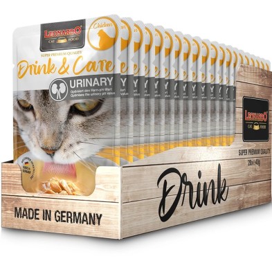 Leonardo Drink & Care Urinary Chicken. Sopa de Pollo para Gatos
