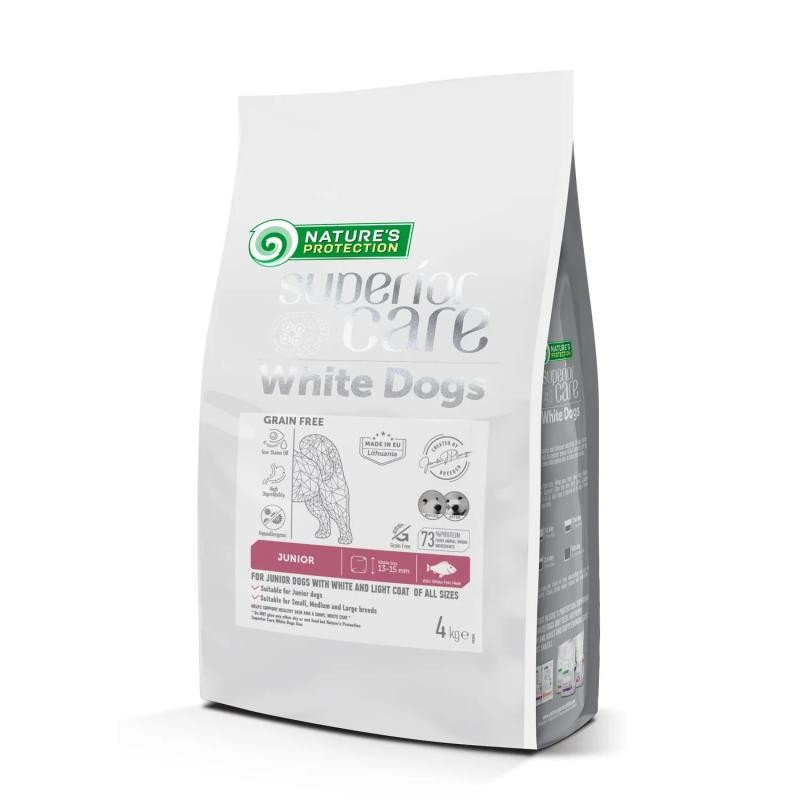 NATURE'S Protection SC White Dog Junior GF Pescado Blanco