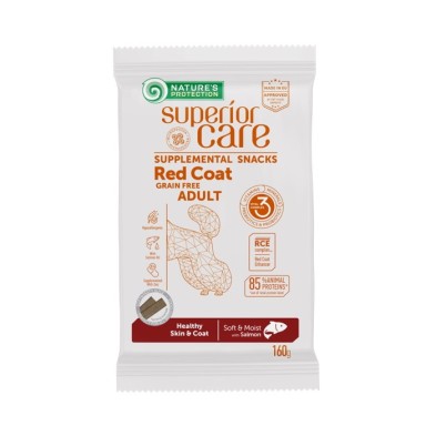NATURE'S Protection SC Red Coat Dog Snack Hypoallergenic Skin & Coat