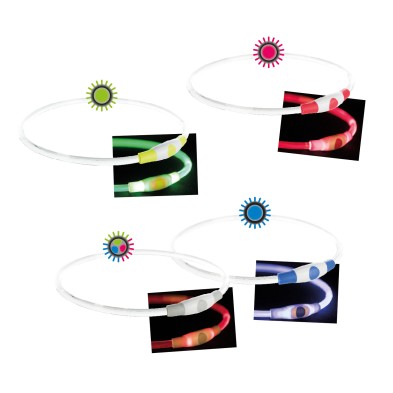 Trixie USB Flash Ring - Colar de Luz para Animais