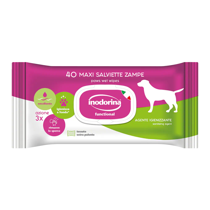 Inodorina Toallitas Funcional Patas 40 Toallitas