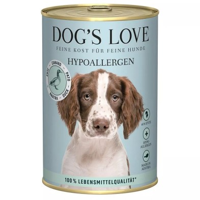 Dog’s Love Lata Hipoalergênica 400 Gr | Alimento Natural para Cães