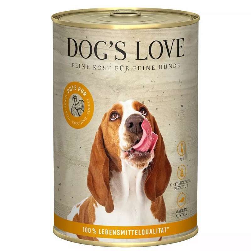 Dog’s Love Lata Pura BARF 400 Gr | Alimento Úmido Natural para Cães