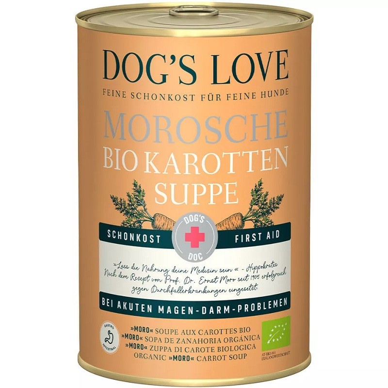 Dog´s Love DOC Vet Lata 400 Gr Zanahoria