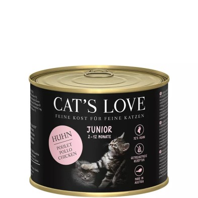 Cat´s Love Latas para Gatos Junior 200 Gr sabor pollo