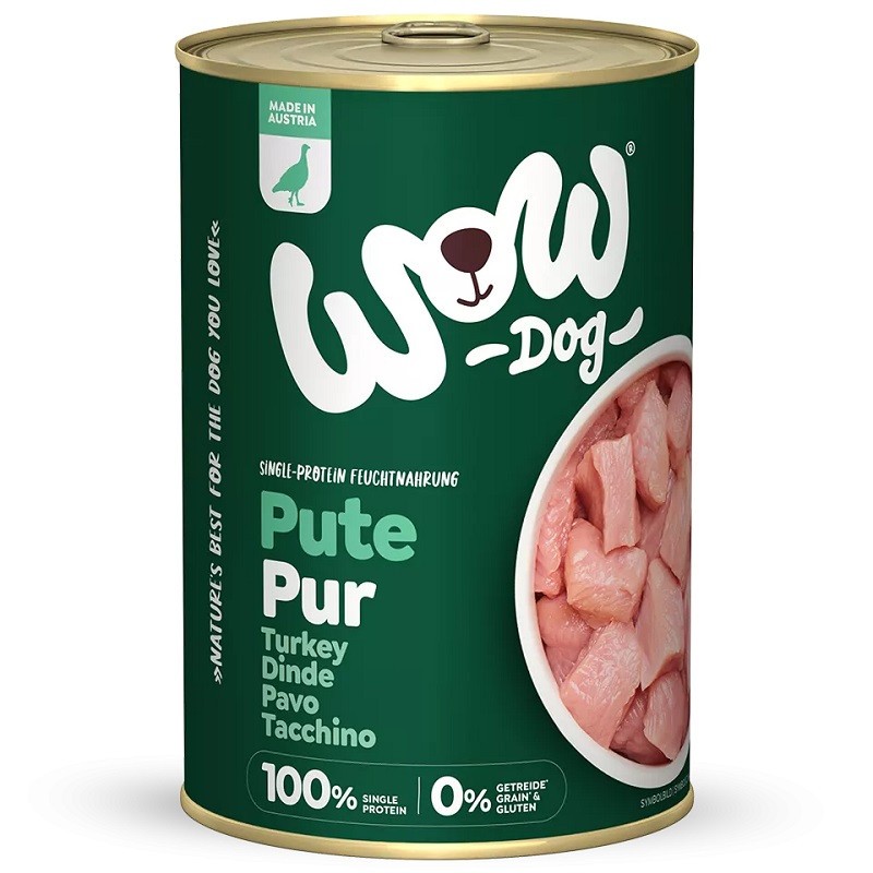 Comida Húmida para Cães de Peru Puro - 71% Carne de Peru