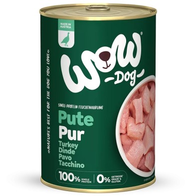 Comida Húmida para Cães de Peru Puro - 71% Carne de Peru