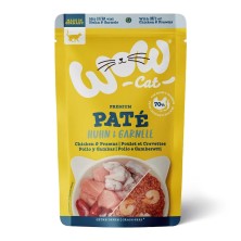 Comida Húmida para Gatos Frango e Camarão 125g - WOW Pet