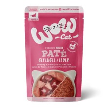 Alimento húmido para gatinhos com aves e fígado 125g - WOW Pet