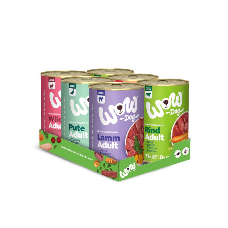 Wow Multipack para Perros Adultos 6 X 400 GR