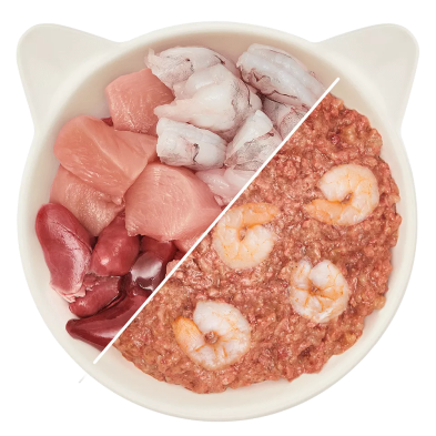 Comida Húmida para Gatos Frango e Camarão 125g - WOW Pet